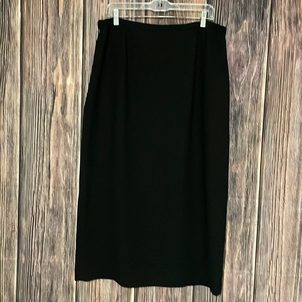 KAREN SCOT Women Midi Skirts Size 16p Color Black